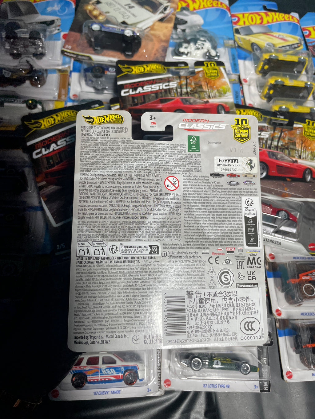 HOTWHEELS Premium Ferrari Edition Testarossa
