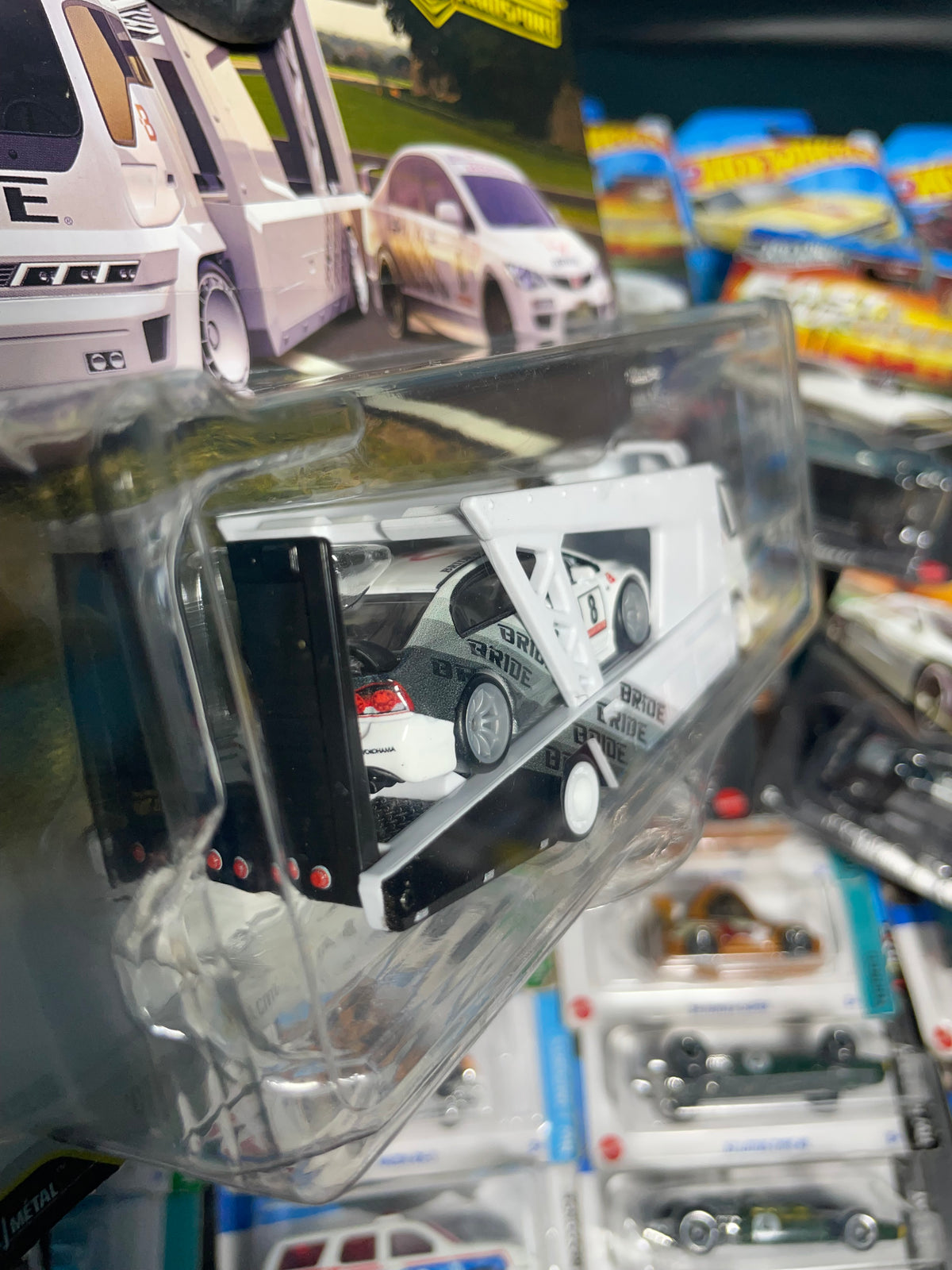 HOTWHEELS Premium Transport Edition Honda Civic Type R