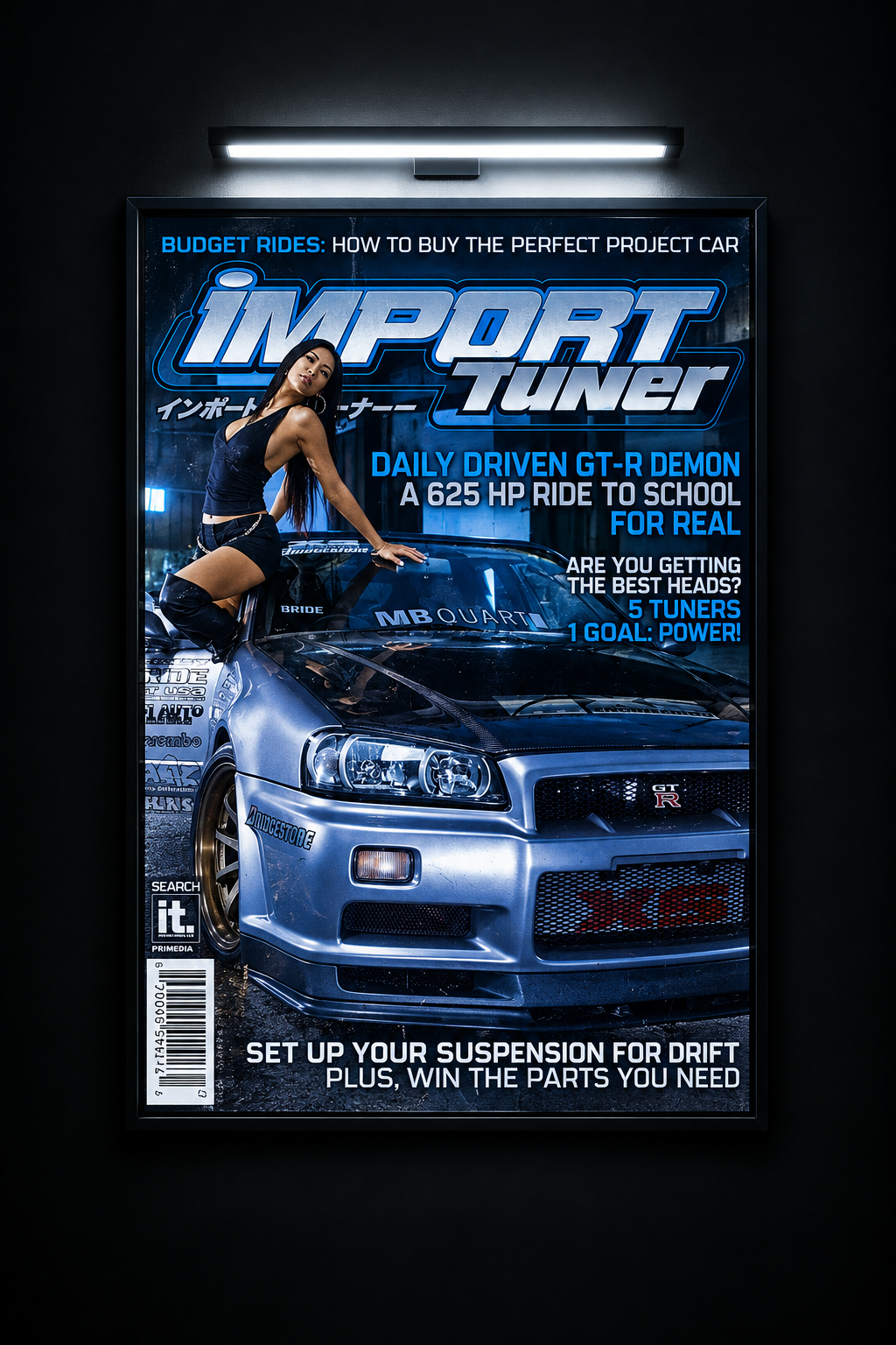 JDM Magazine Lifestyle Wallart Decor