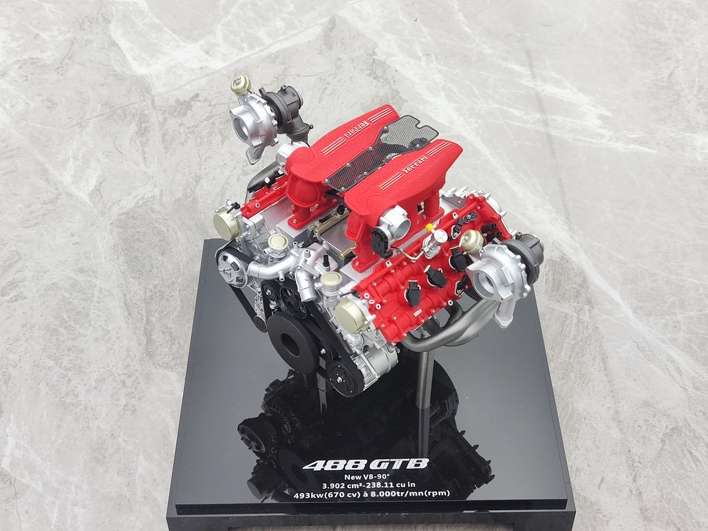 FERRARI 488GTB Naked V8 Engine Global Limited Edition