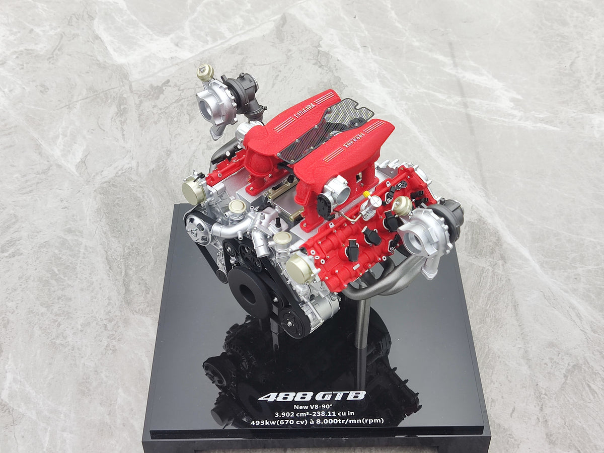 FERRARI 488GTB Naked V8 Engine Global Limited Edition