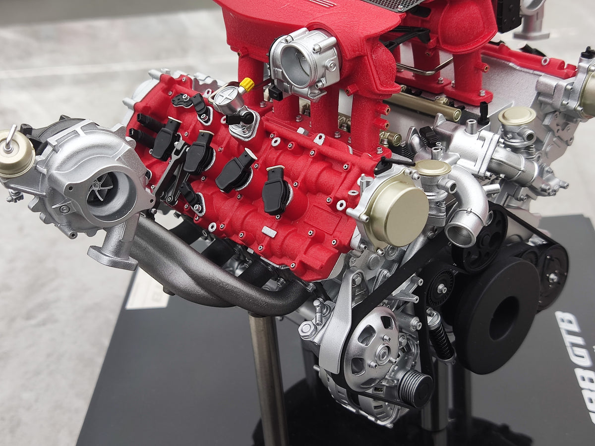 FERRARI 488GTB Naked V8 Engine Global Limited Edition