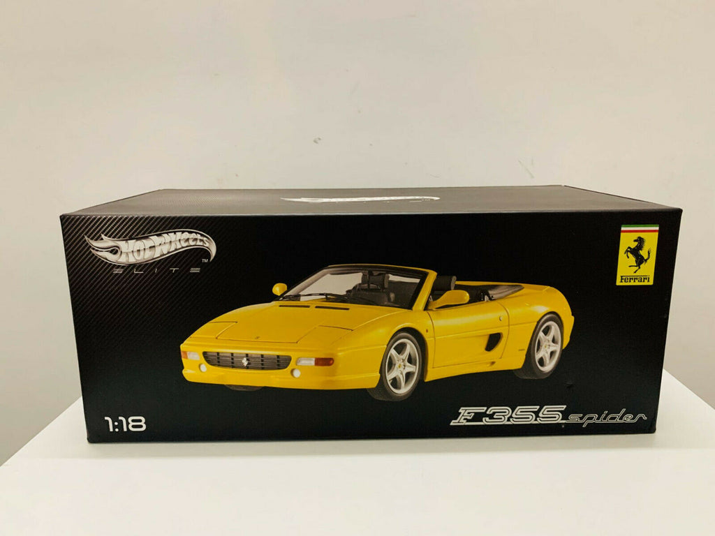 Hotwheels Elite Ferrari F355Spider 1:18 Scale Model