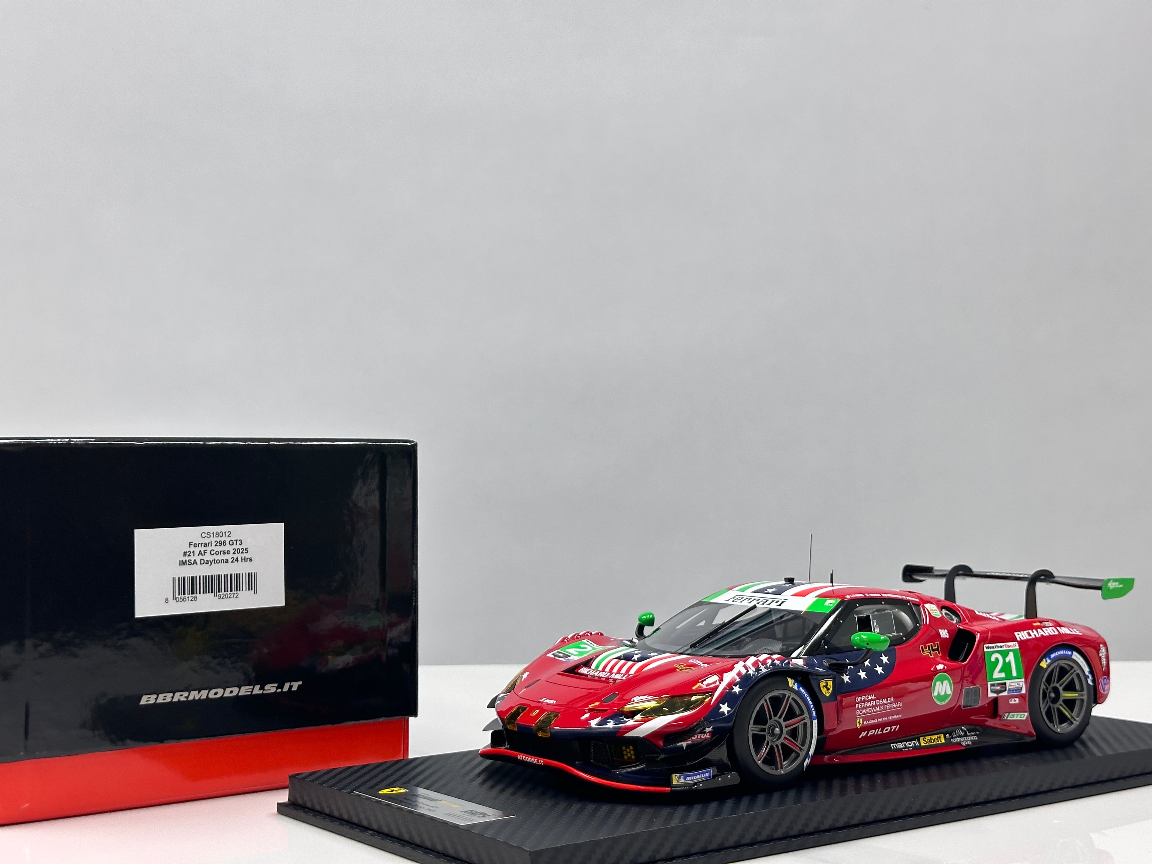 Ferrari 296 GT3 BBR 1:18 Scale